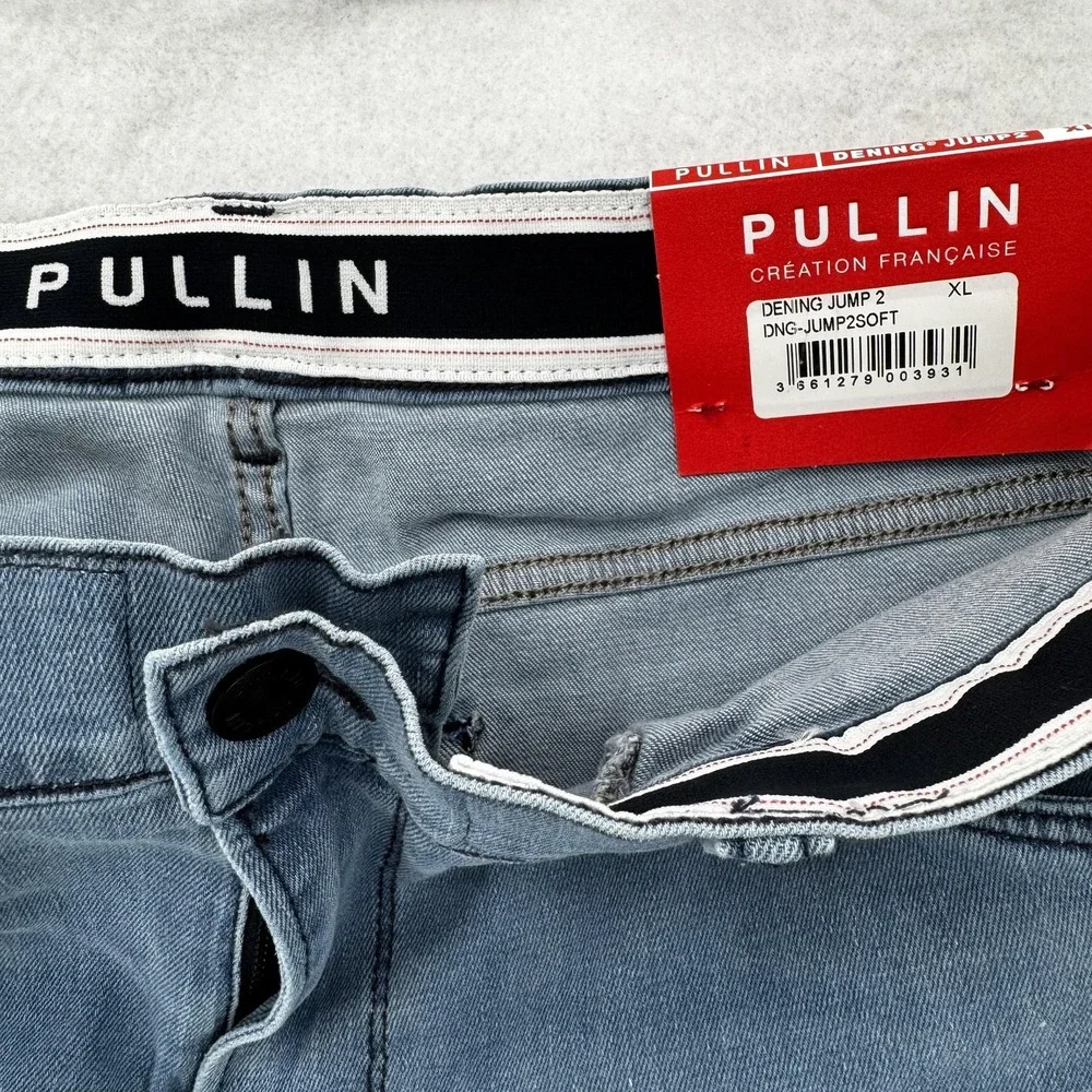 Pullin Dening Jump 2 Jeans Mens XL Straight Fit‎ French Denim Stretch Pants NWT